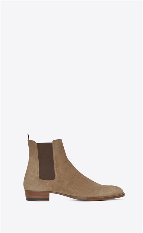 ysl ankle boots 80 chelsea|saint laurent suede chelsea boots.